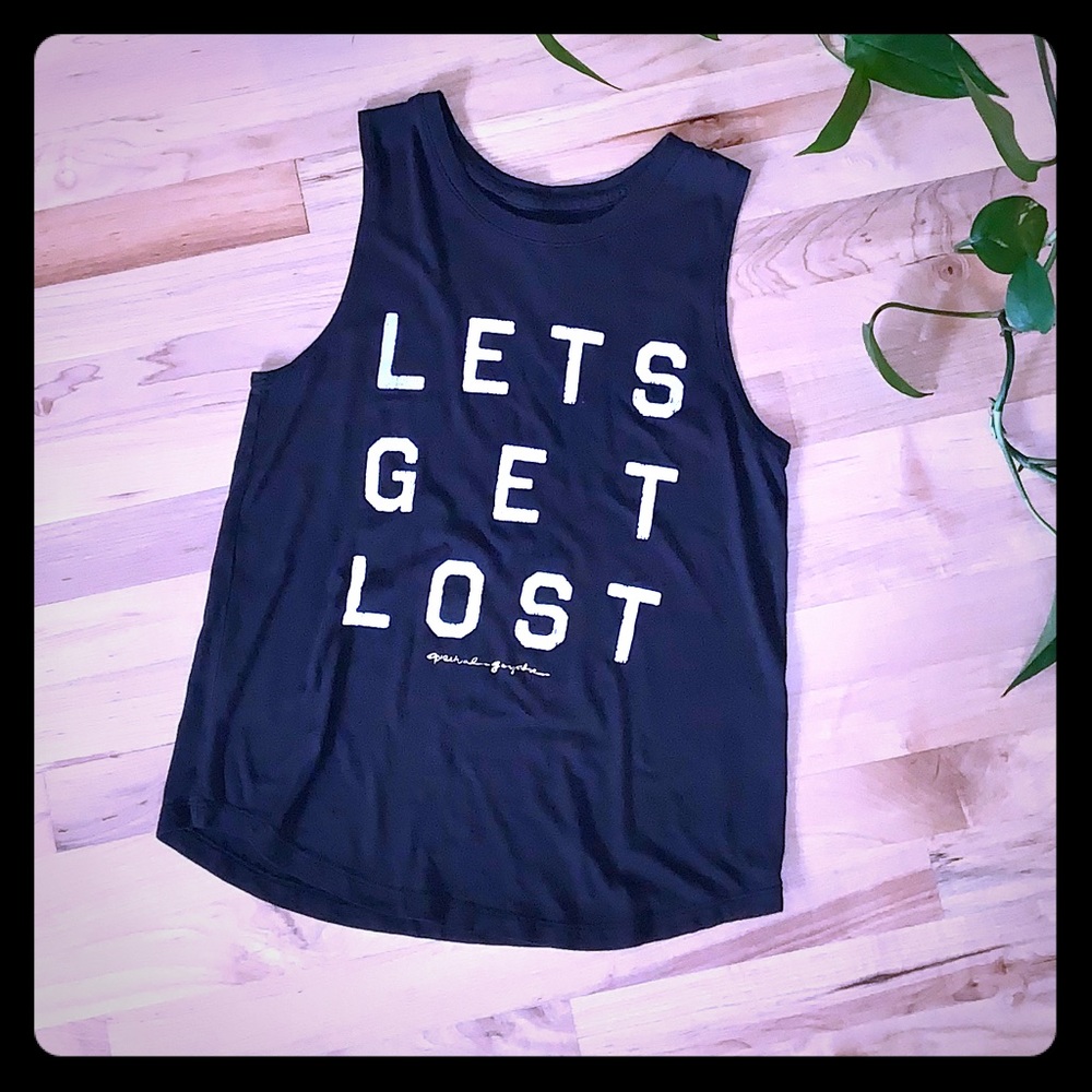 spiritual gangster tank, let’s get lost, black, s